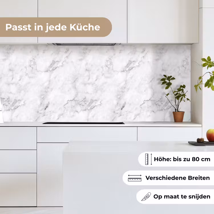 Klassiek - Marmer - Aders - Grijs keuken achterwand 2 middel 871 -sfeer4_DE
