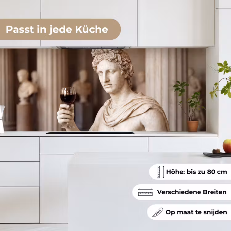Klassiek - Marmer - Wijn keuken achterwand 2 middel -sfeer4_DE