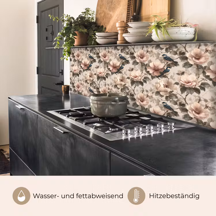 Klassiek - Vogels - Kleurrijk keuken achterwand 2 middel 871 -usp_DE