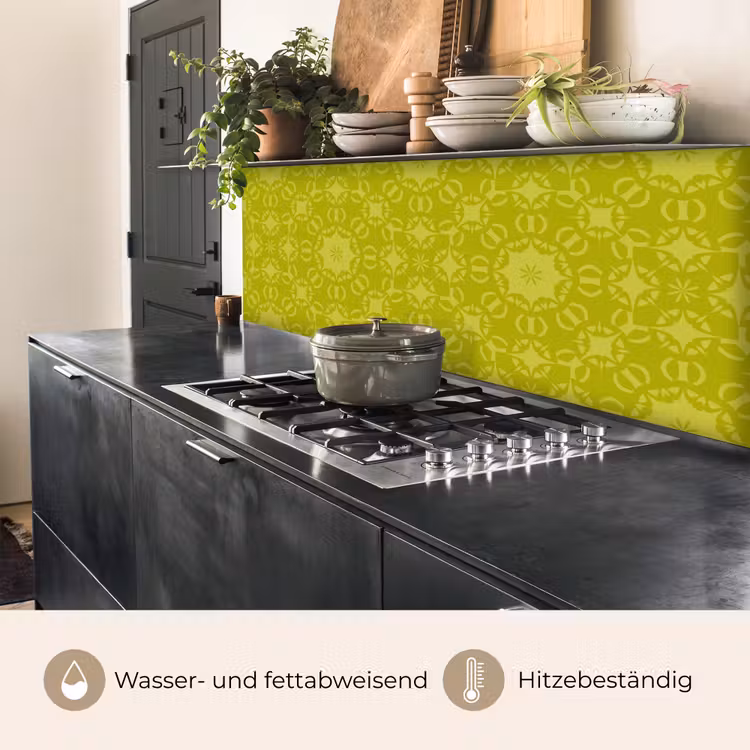 Kompas - Groen - Patronen keuken achterwand 2 middel 871 -usp_DE