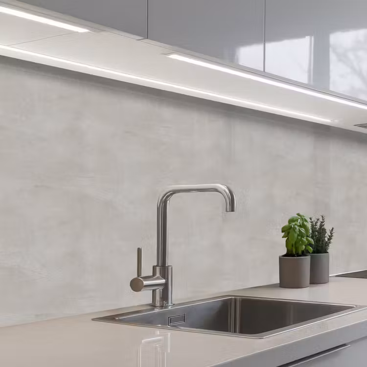 Beton - Patroon - Abstract keuken achterwand 2 middel 871 -3d_schuin