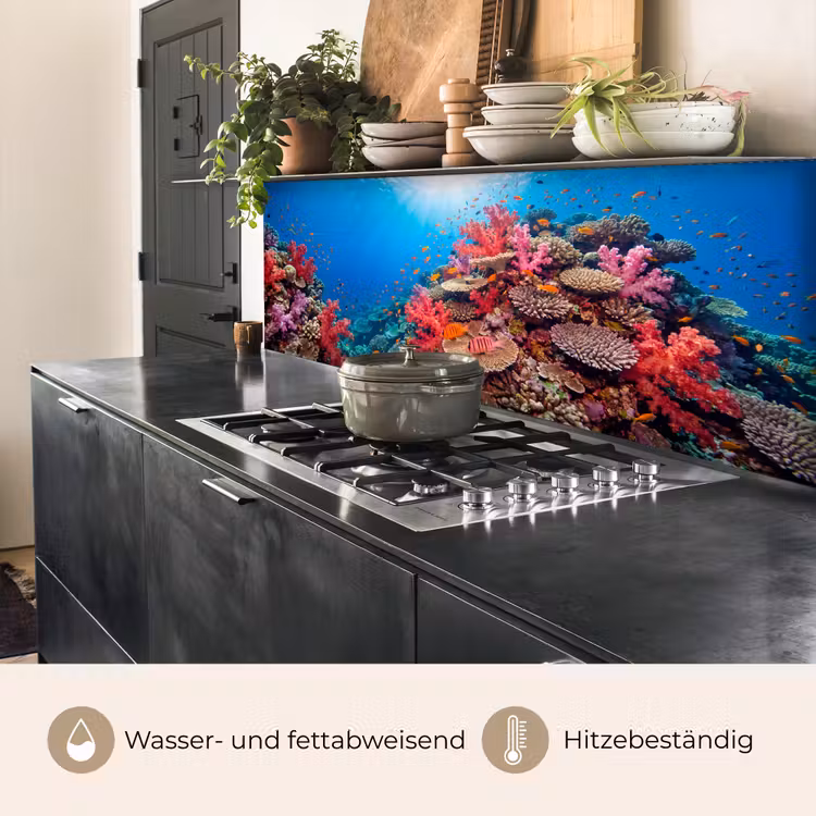 Koraalrif - Vissen - Onderwater - Tropisch - Rood keuken achterwand 2 middel -usp_DE