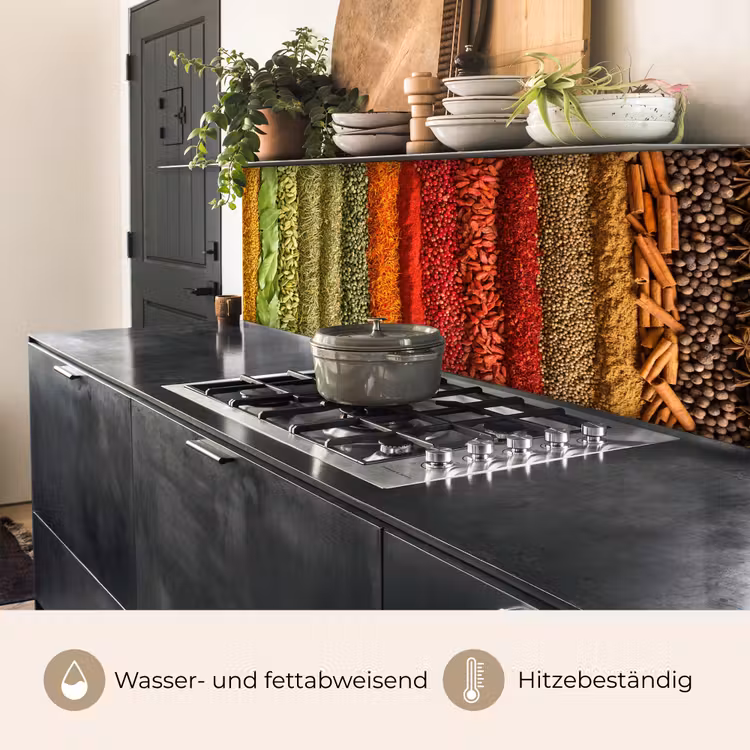Kruiden - Specerijen - Kleurrijk keuken achterwand 2 middel -usp_DE