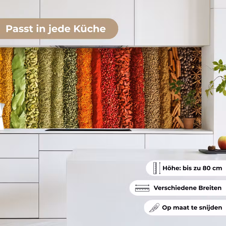 Kruiden - Specerijen - Kleurrijk keuken achterwand 2 middel -sfeer4_DE