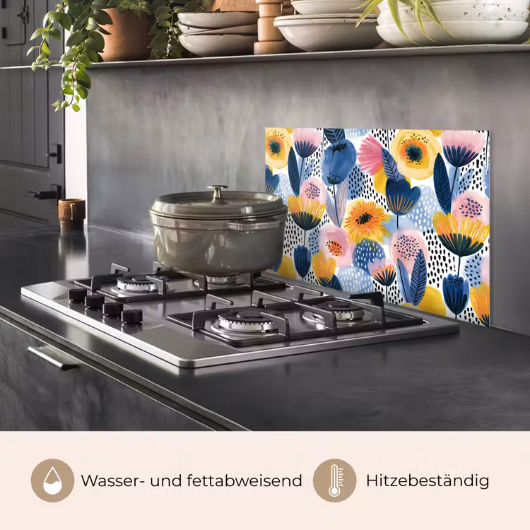 Creatief - Patroon - Kleurrijk keuken achterwand spatscherm klein 900 -usp_DE