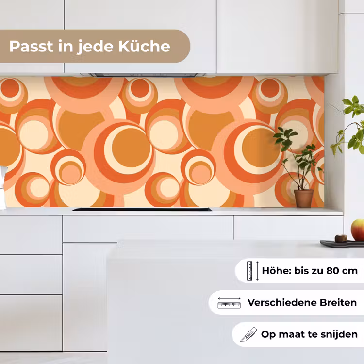 Cirkel - Retro - Patroon keuken achterwand 2 middel 871 -sfeer4_DE