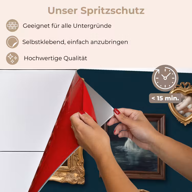 Kunst - Schilderijen - Decoratie - Klassiek - Groen keuken achterwand spatscherm klein -spatscherm_DE