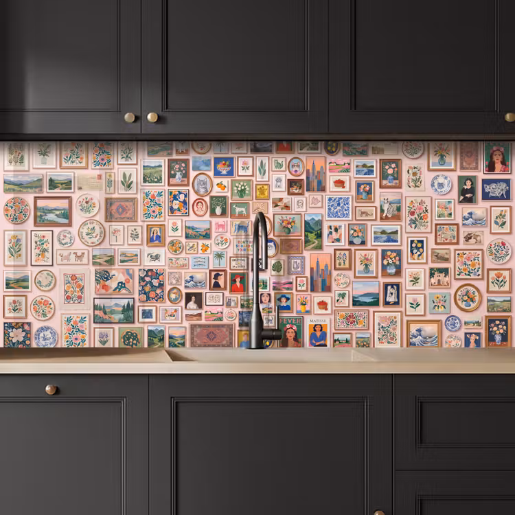 Kunst - Collectie - Decoratie - Modern - Kleurrijk keuken achterwand 2 middel -sfeer1