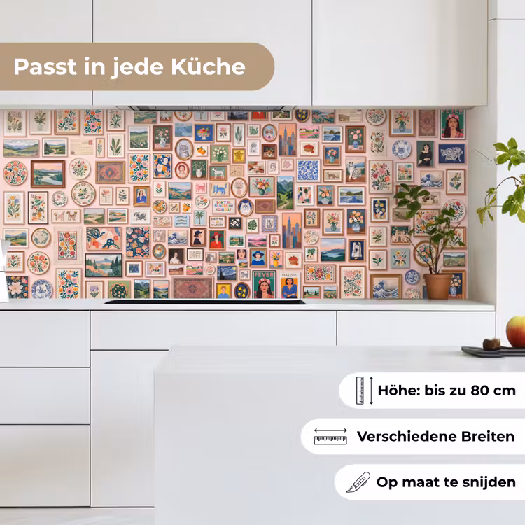 Kunst - Collectie - Decoratie - Modern - Kleurrijk keuken achterwand 2 middel -sfeer4_DE