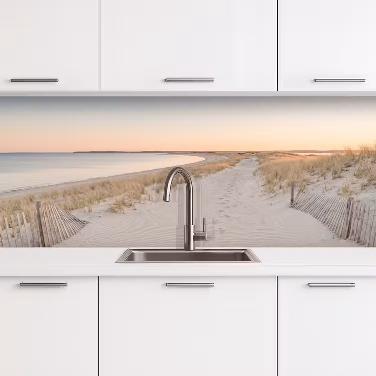 Kustlijn - Horizon - Hek keuken achterwand 2 middel -3d