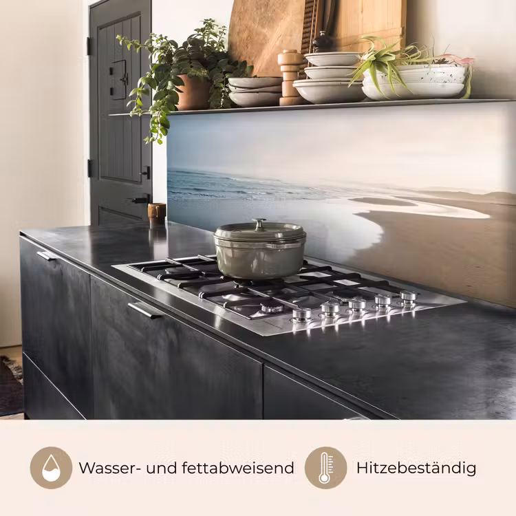 Kustlijn - Strand - Oceaan keuken achterwand 2 middel -usp_DE