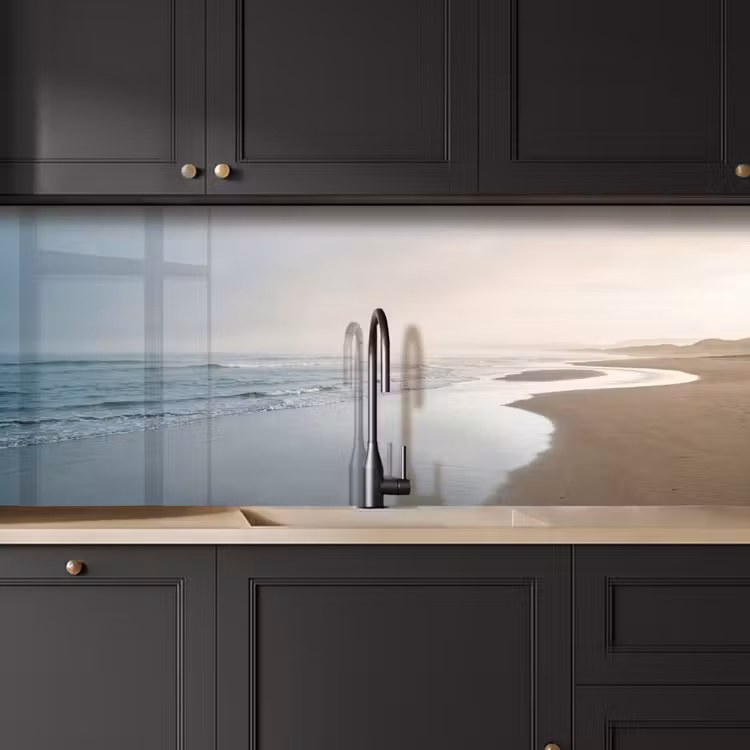 Kustlijn - Strand - Oceaan keuken achterwand 2 middel -sfeer1