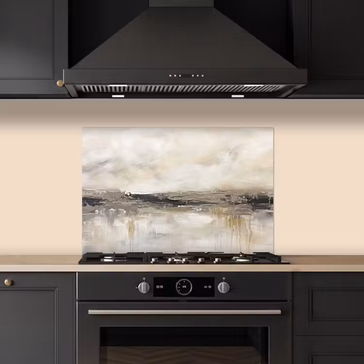 Landschap - Horizon - Natuur - Abstract - Neutraal keuken achterwand spatscherm klein -sfeer1