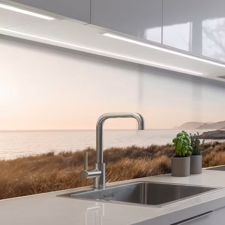 Landschap - Kust - Duinen keuken achterwand 2 middel -3d_schuin