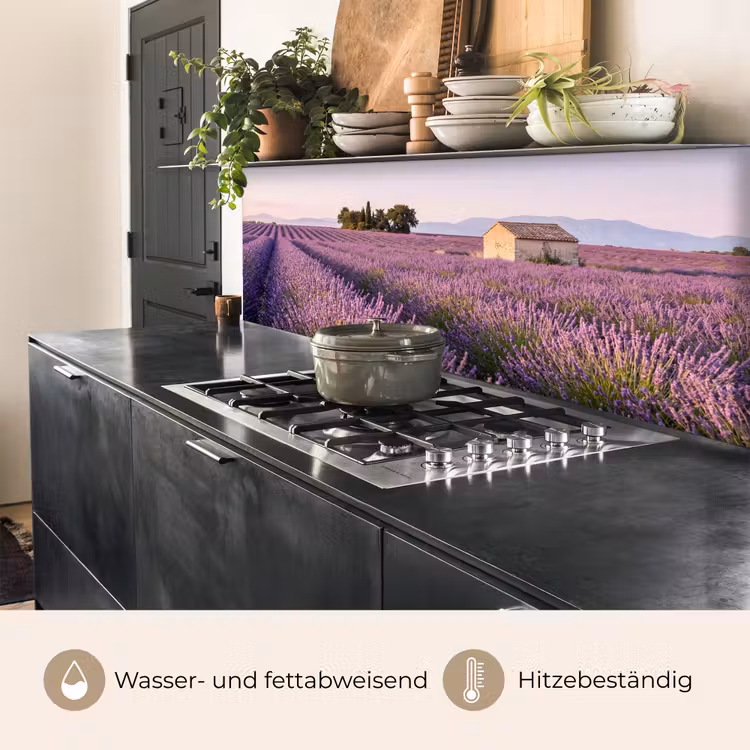 Lavendel - Landschap - Sereen - Paars keuken achterwand 2 middel -usp_DE