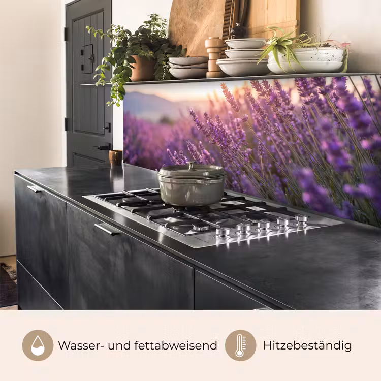 Lavendel - Paars - Zonlicht keuken achterwand 2 middel -usp_DE