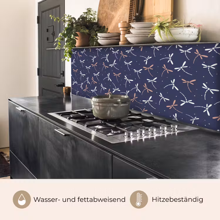 Libelle - Patronen - Pastel - Japans keuken achterwand 2 middel 871 -usp_DE