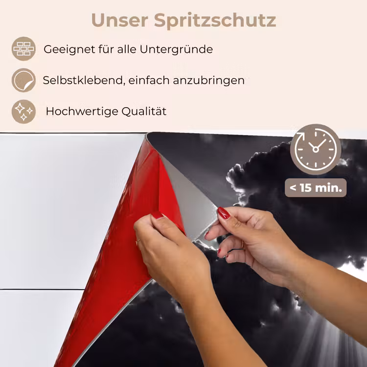 Licht - Wolken - Zee - Zwart-wit - Natuur keuken achterwand spatscherm klein -spatscherm_DE