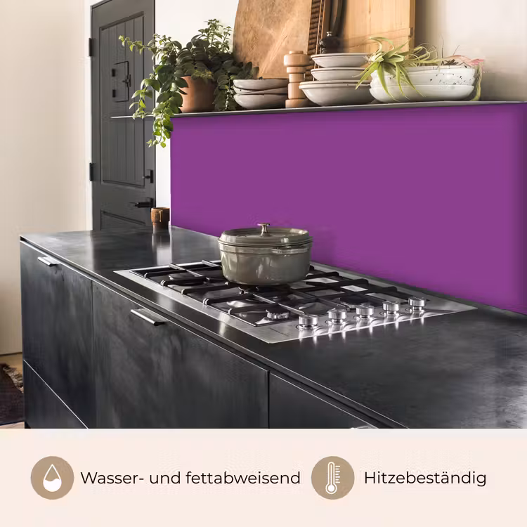 Paars - Kleuren - Effen keuken achterwand 2 middel 871 -usp_DE