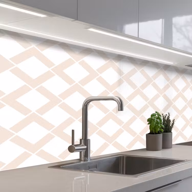 Lijn - Geometrie - Patronen - Abstract keuken achterwand 2 middel 871 -3d_schuin