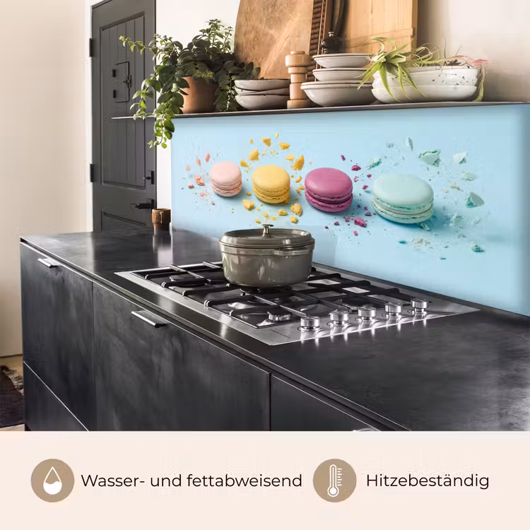 Macarons - Kleurrijk - Pastel keuken achterwand 2 middel -usp_DE