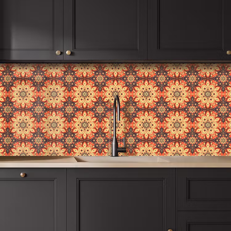 Mandala - Bohemian - Design keuken achterwand 2 middel 871 -sfeer1
