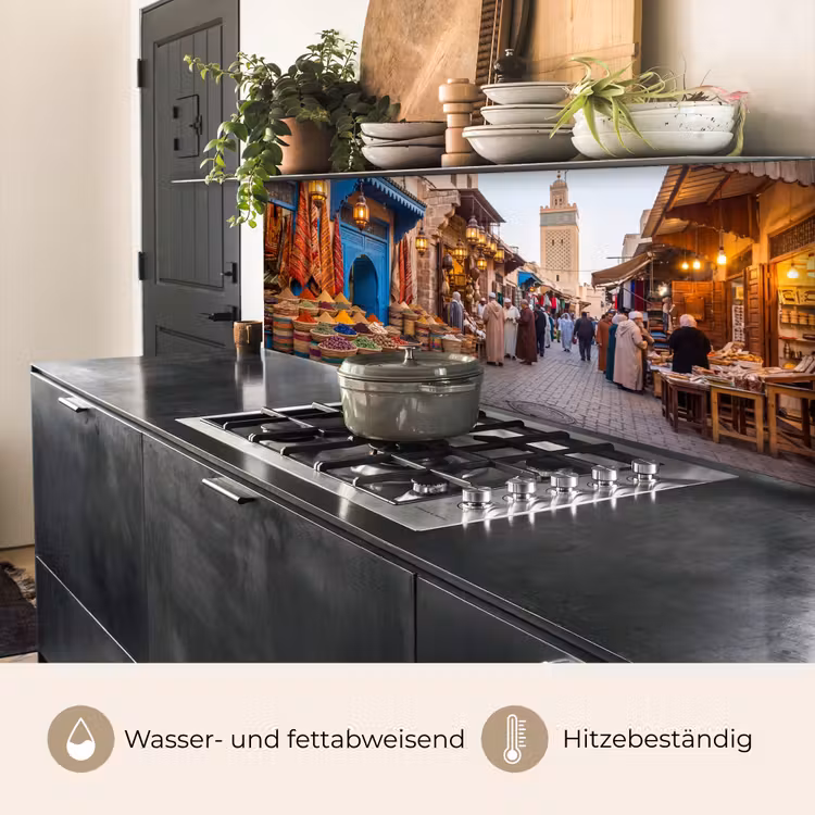 Küchenrückwand - Markt – Orientalisch – Farbenfroh - Markt - Oosters - Kleurrijk keuken achterwand 2 middel