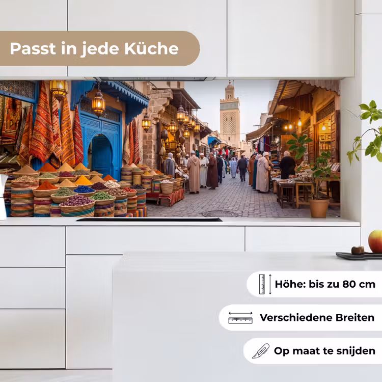 Küchenrückwand - Markt – Orientalisch – Farbenfroh - Markt - Oosters - Kleurrijk keuken achterwand 2 middel