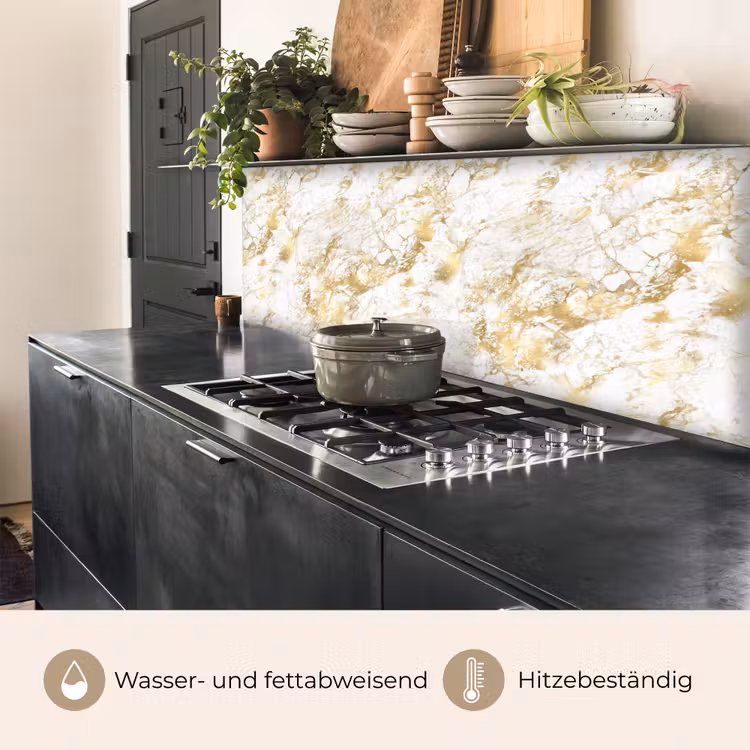 Marmer - Goud - Structuur keuken achterwand 2 middel 871 -usp_DE