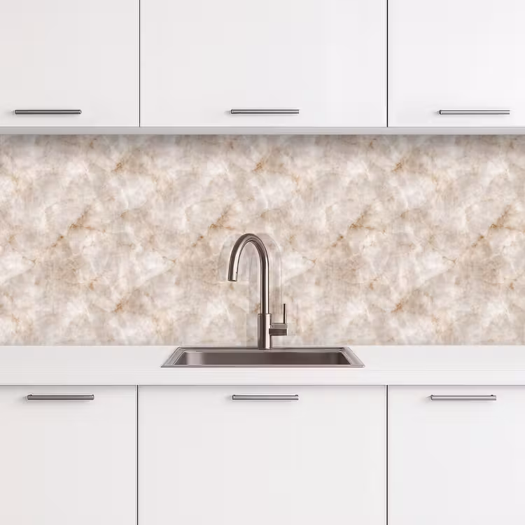 Marmer - Patroon - Klassiek keuken achterwand 2 middel 871 -3d
