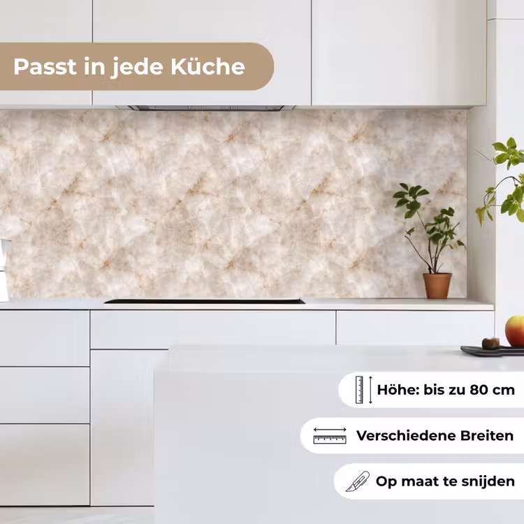 Marmer - Patroon - Klassiek keuken achterwand 2 middel 871 -sfeer4_DE
