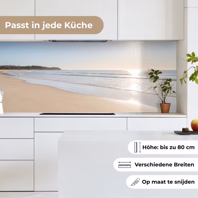Zee - Zon - Zand keuken achterwand 2 middel -sfeer4_DE
