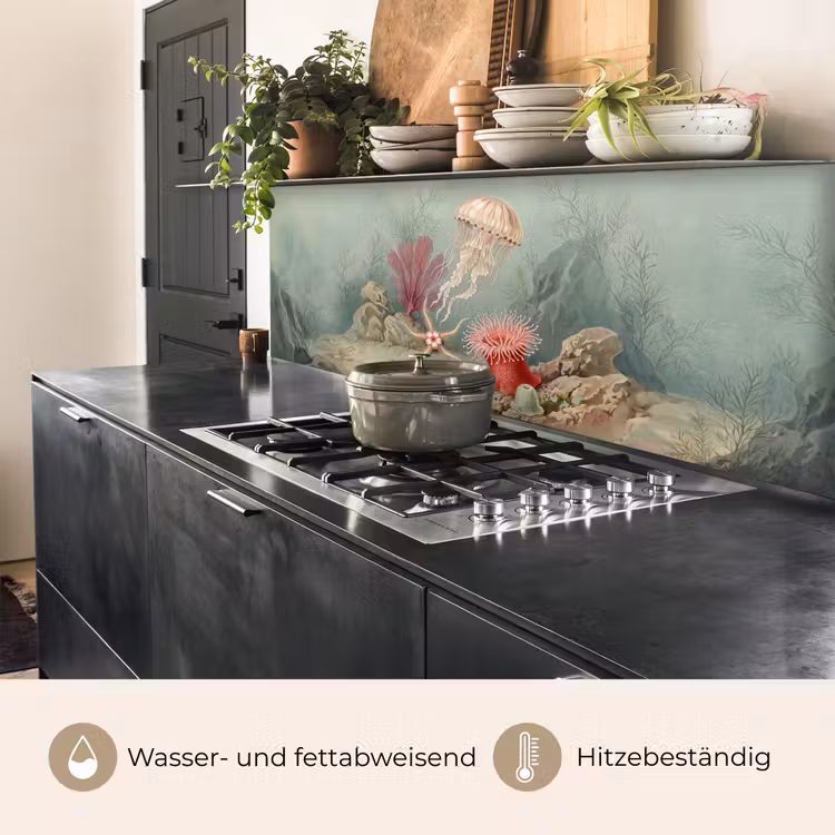 Zeeleven - Kwal - Onderwater - Illustratie - Beige keuken achterwand 2 middel -usp_DE