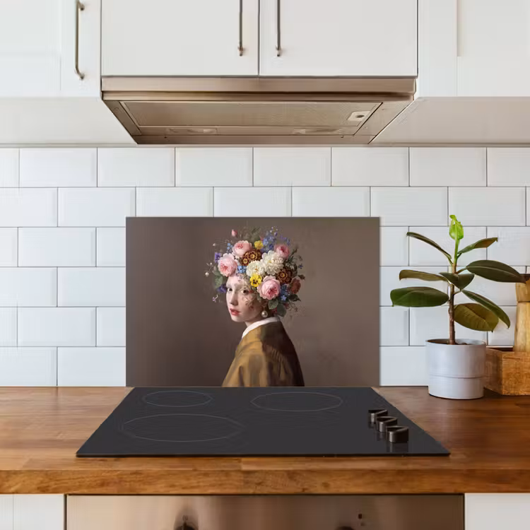 Meesterwerk - Modern - Kleurrijk keuken achterwand spatscherm klein -sfeer2