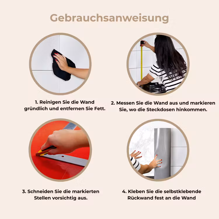 Minimalistisch - Wit - Grijze aders keuken achterwand 2 middel 871 -gebruiksaanwijzing_DE