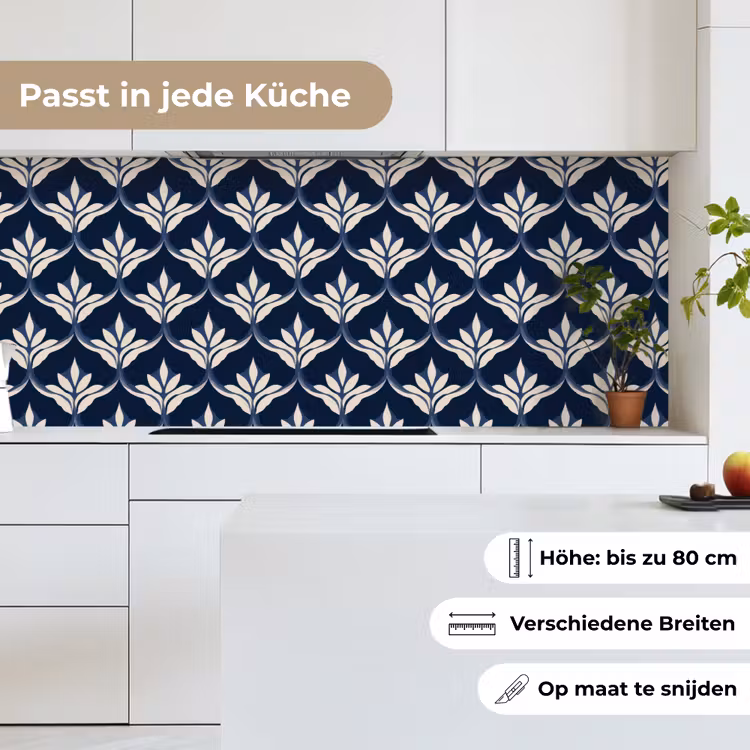 Modern - Ontwerp - Blauw keuken achterwand 2 middel 871 -sfeer4_DE