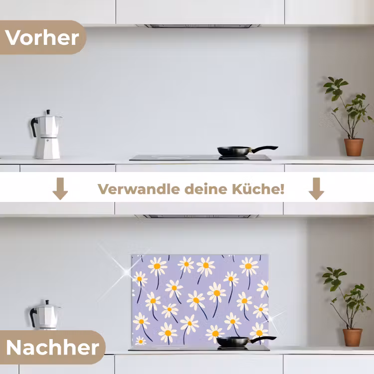Modern - Madelief - Paars keuken achterwand spatscherm klein 900 -voor_na_DE