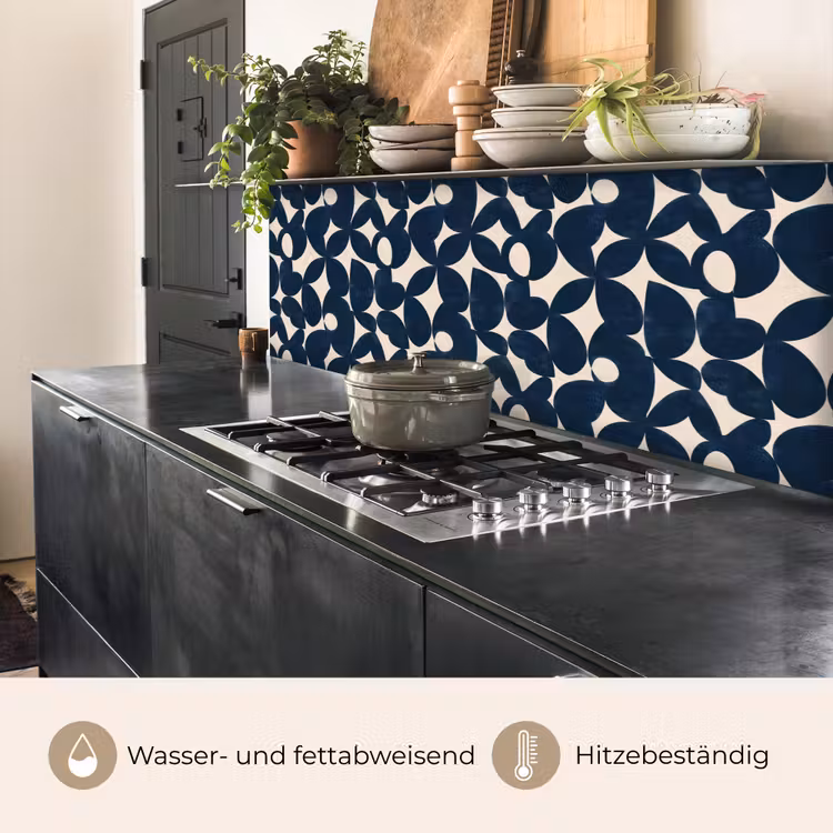 Modern - Geometrisch - Blauw keuken achterwand 2 middel 871 -usp_DE
