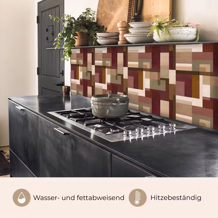 Modern - Geometrie - Kleurrijk keuken achterwand 2 middel 871 -usp_DE