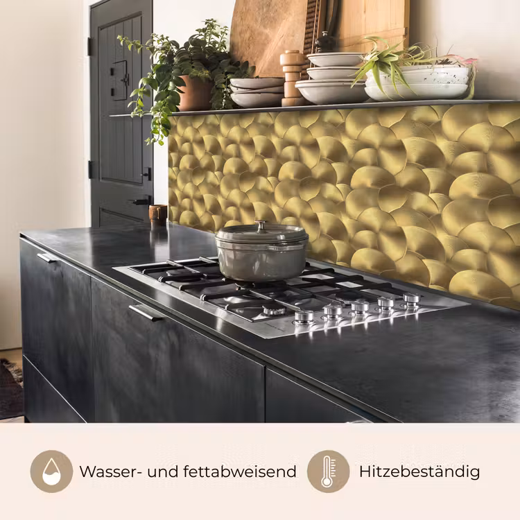 Modern - Cirkel - Goud keuken achterwand 2 middel 871 -usp_DE