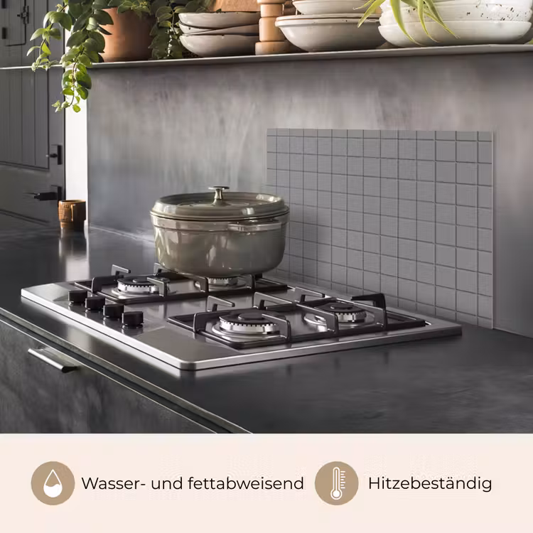 Modern - Patroon - Grijs keuken achterwand spatscherm klein 900 -usp_DE