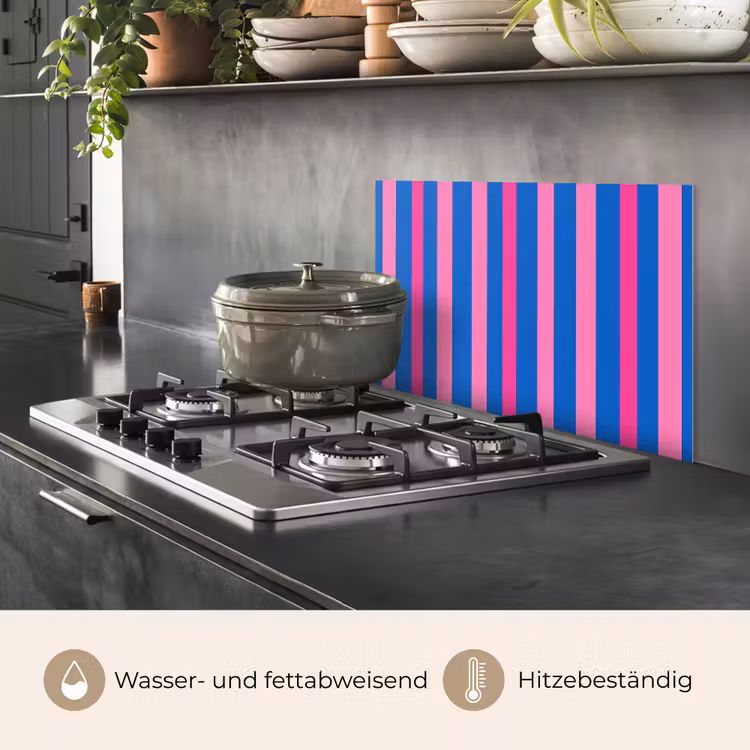 Modern - Optisch - Roze keuken achterwand spatscherm klein 900 -usp_DE