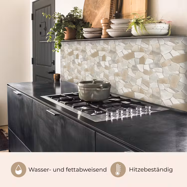 Mozaïek - Stenen - Beige keuken achterwand 2 middel 871 -usp_DE