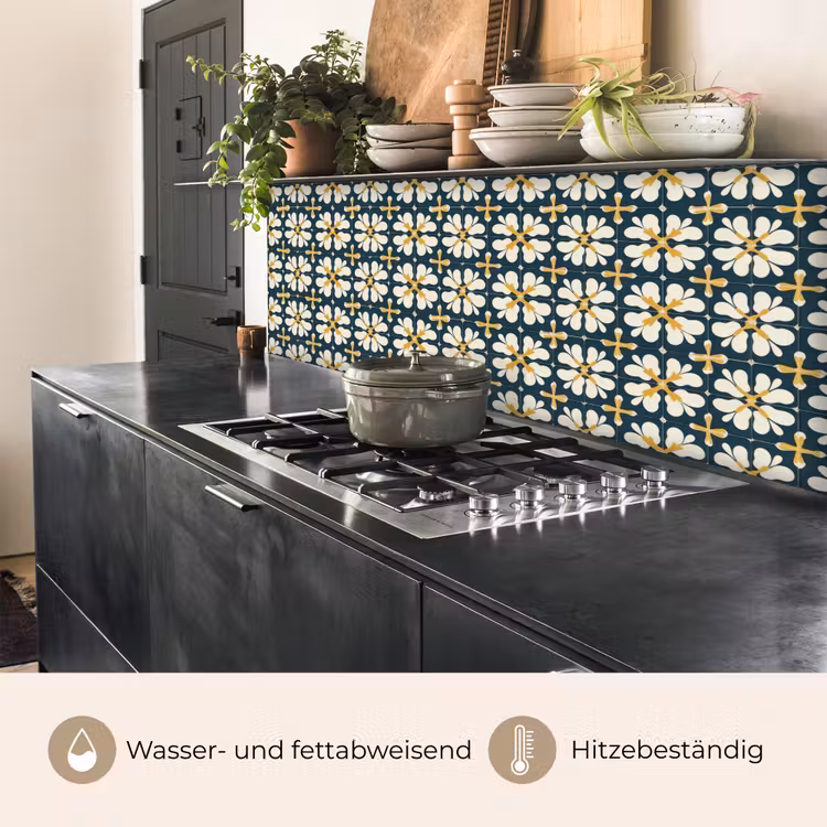 Motief - Tegel - Okergeel keuken achterwand 2 middel 871 -usp_DE