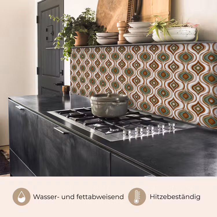 Motief - Patroon - Kleurrijk keuken achterwand 2 middel 871 -usp_DE