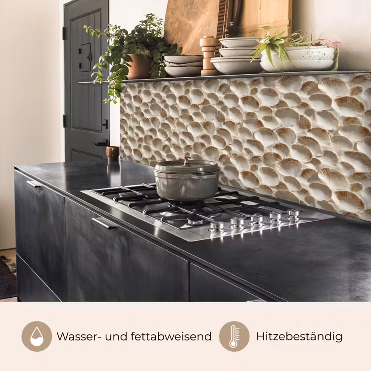 Schelpen - Waaiervorm - Wit keuken achterwand 2 middel 871 -usp_DE