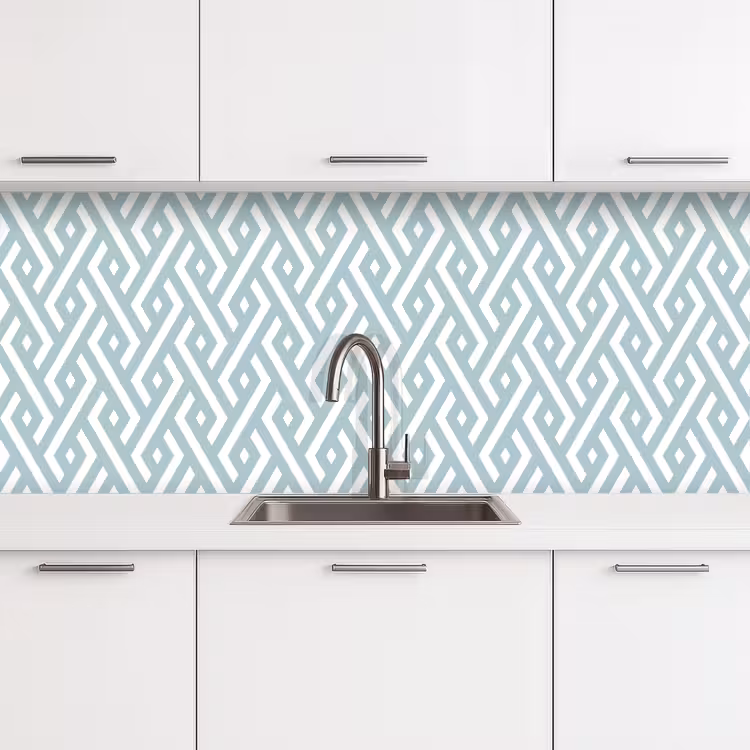 Patronen - Abstract - Geometrie keuken achterwand 2 middel 871 -3d
