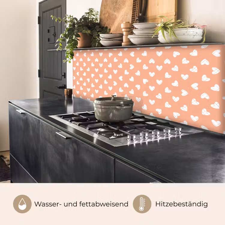 Patronen - Abstract - Hart - Geometrie keuken achterwand 2 middel 871 -usp_DE