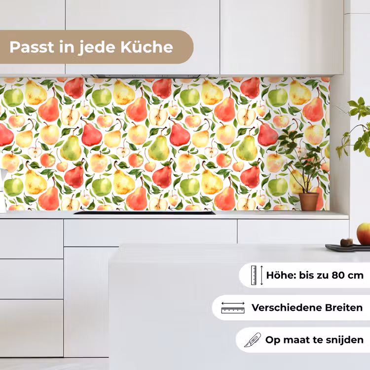 Patroon - Appels - Peren keuken achterwand 2 middel 871 -sfeer4_DE