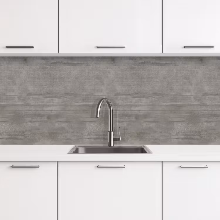 Patroon - Beton - Grijs keuken achterwand 2 middel 871 -3d
